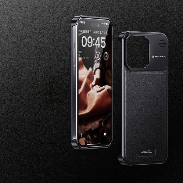 iPhone 15 Pro Aero-Flex Leather Premium Mobile Case Cover