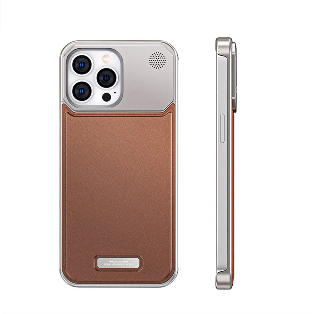 iPhone 15 Pro Aero-Flex Leather Premium Mobile Case Cover