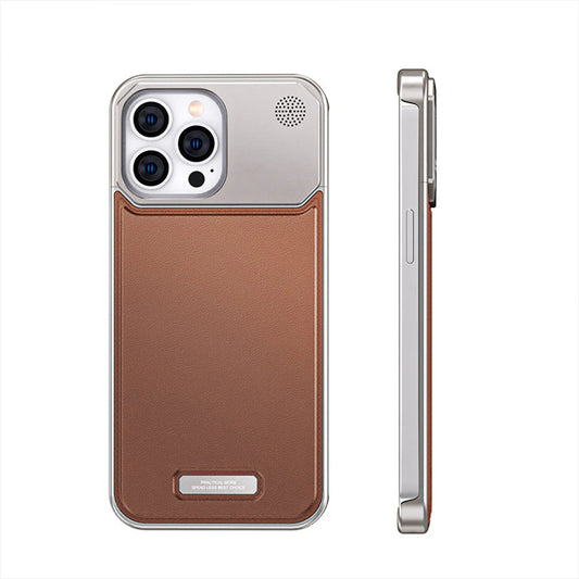 iPhone 15 Plus Aero-Flex Leather Premium Mobile Case Cover