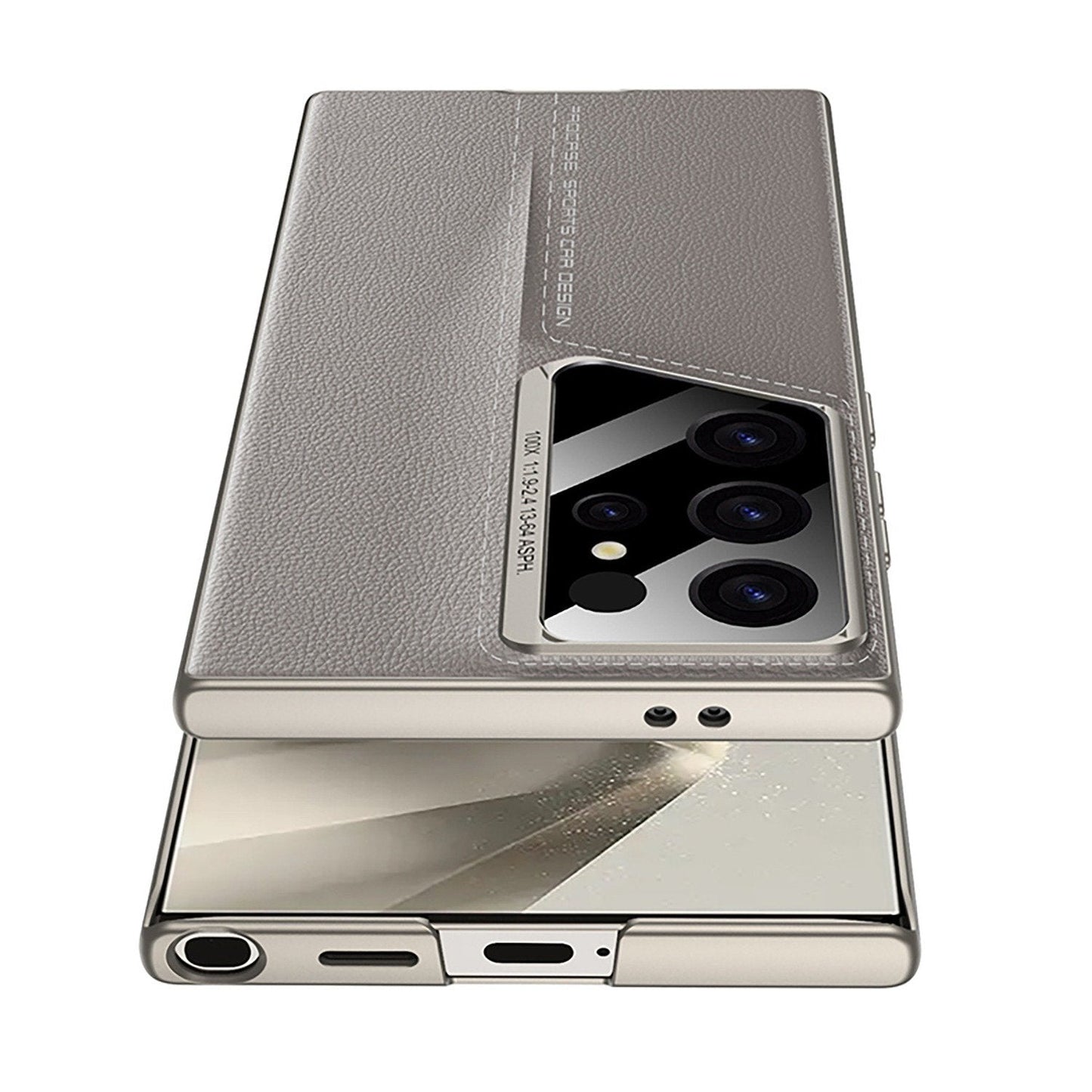 Samsung Galaxy S24 Ultra Premium Leather Case Blade Finish Mobile Case Cover