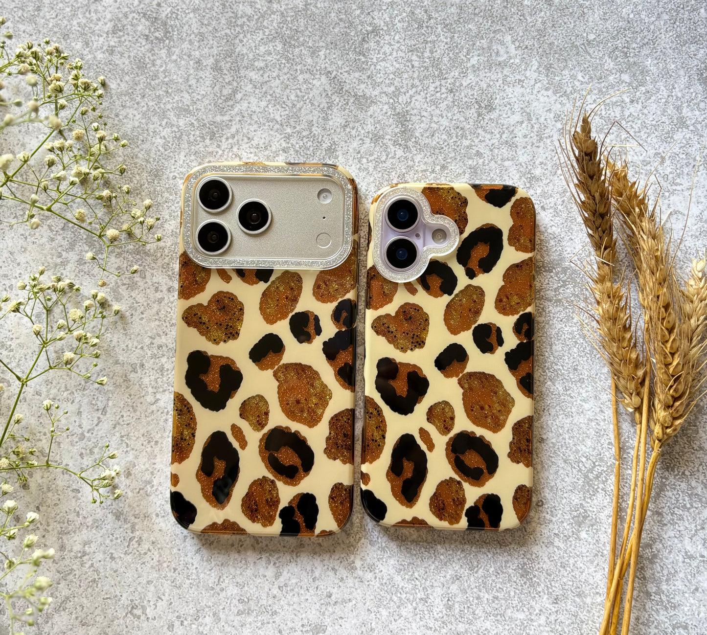 LEOPARD SHIMMER IPHONE CASE