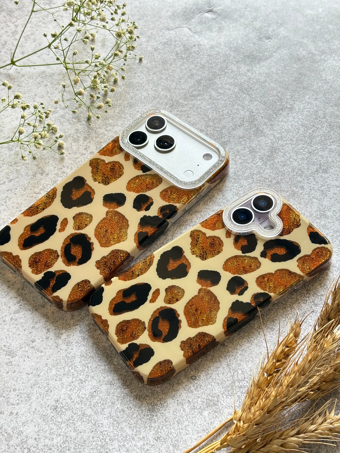 LEOPARD SHIMMER IPHONE CASE