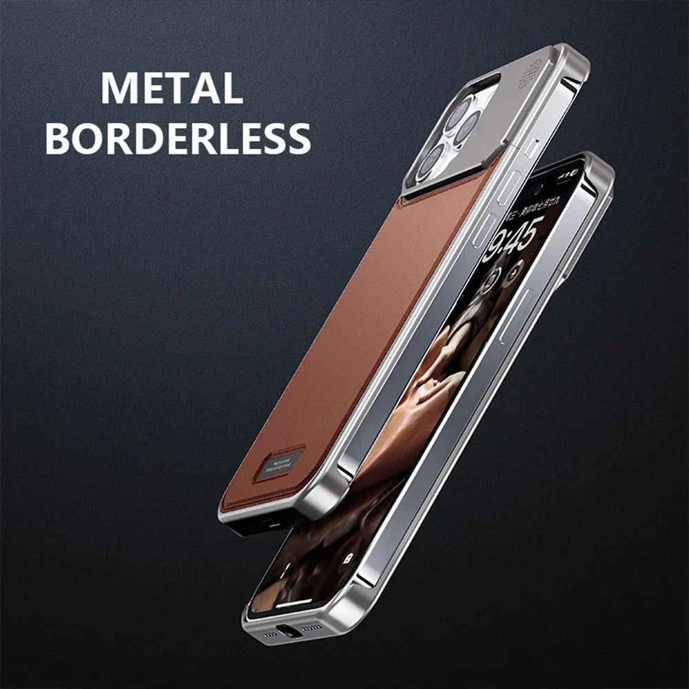 iPhone 15 Pro Aero-Flex Leather Premium Mobile Case Cover