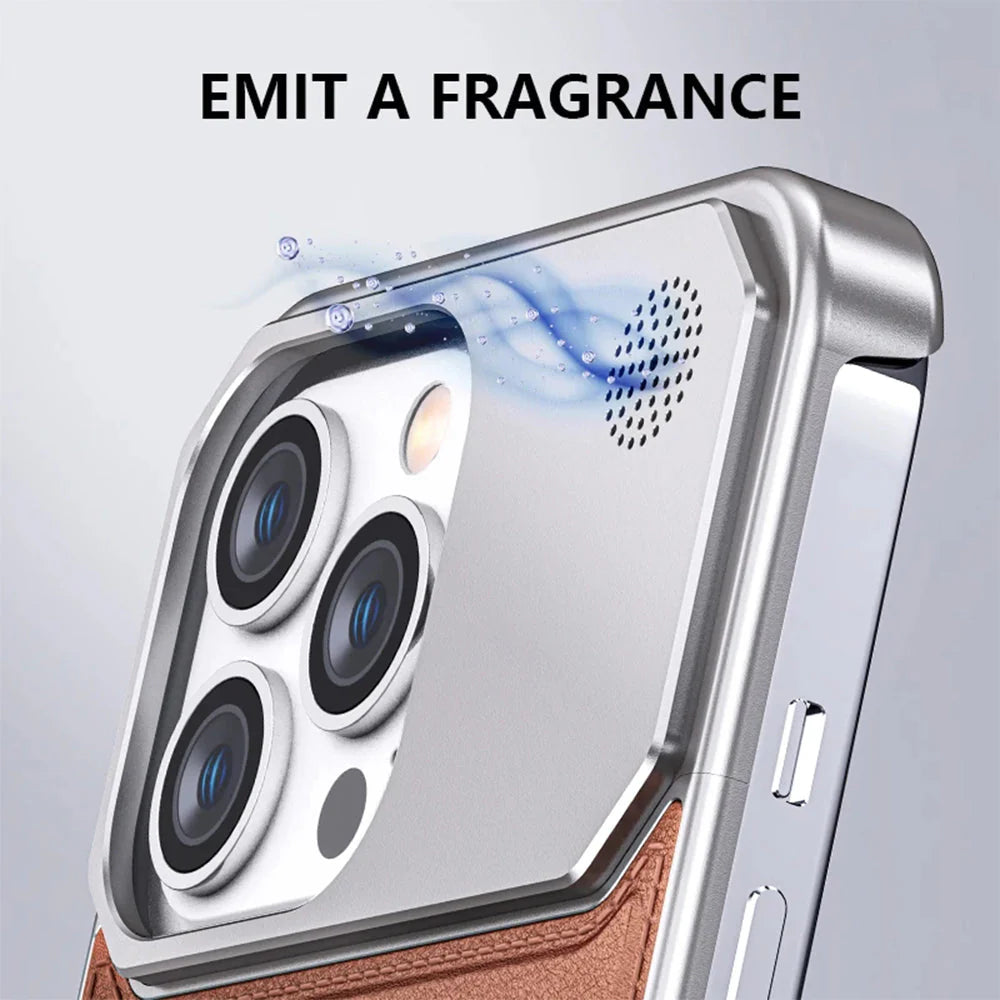 iPhone 15 Pro Aero-Flex Leather Premium Mobile Case Cover