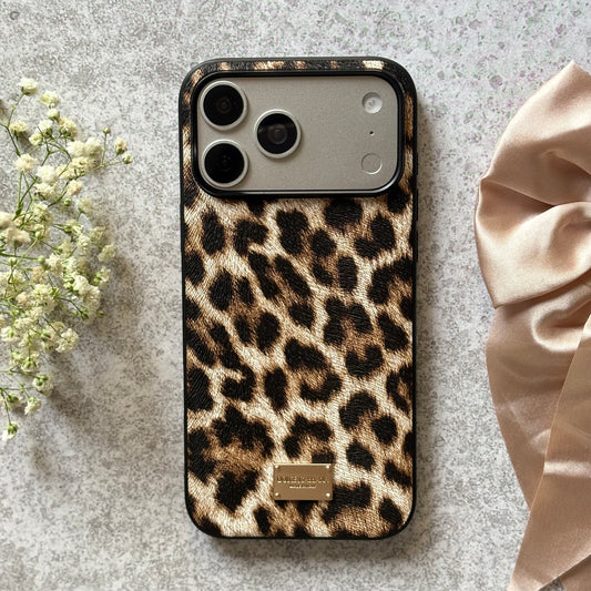 Leopard Luxe – Leather Case