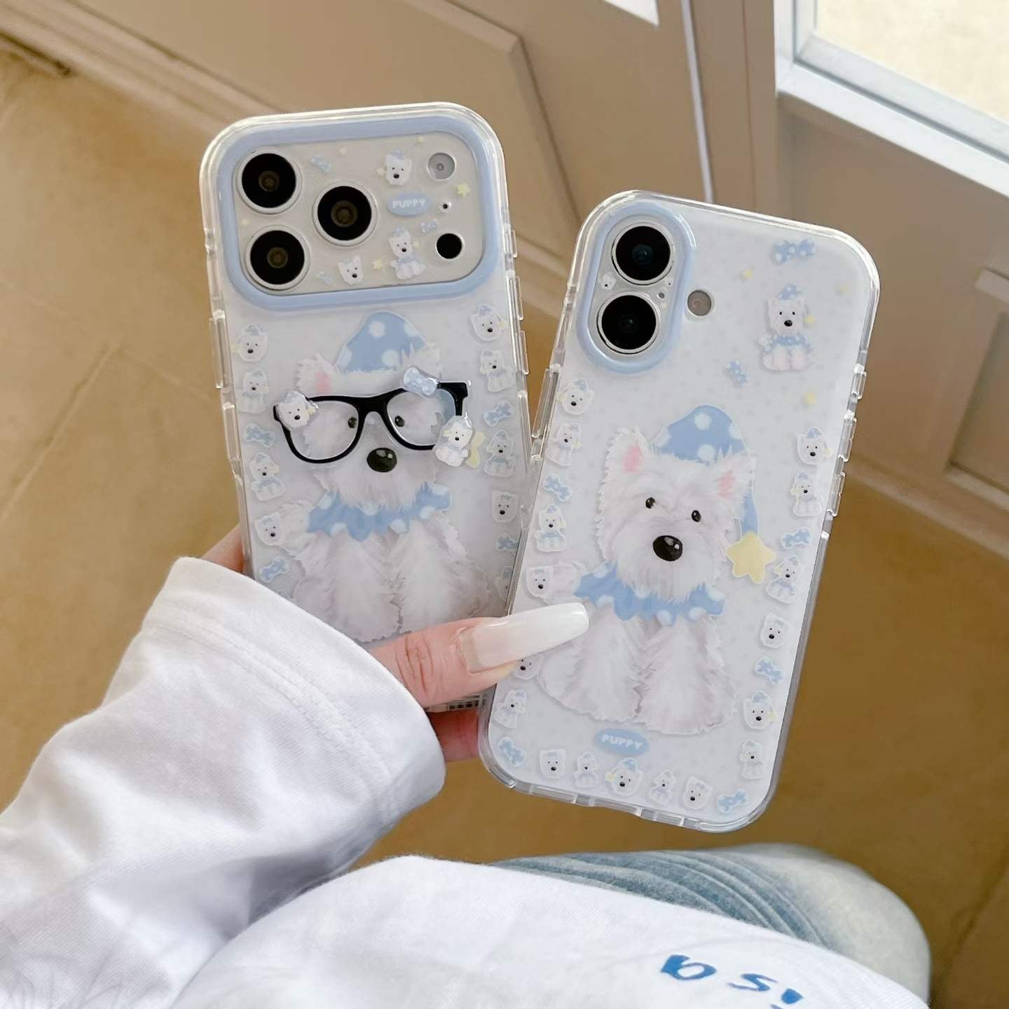 CUTE DOG SPECS IPHONE CASE