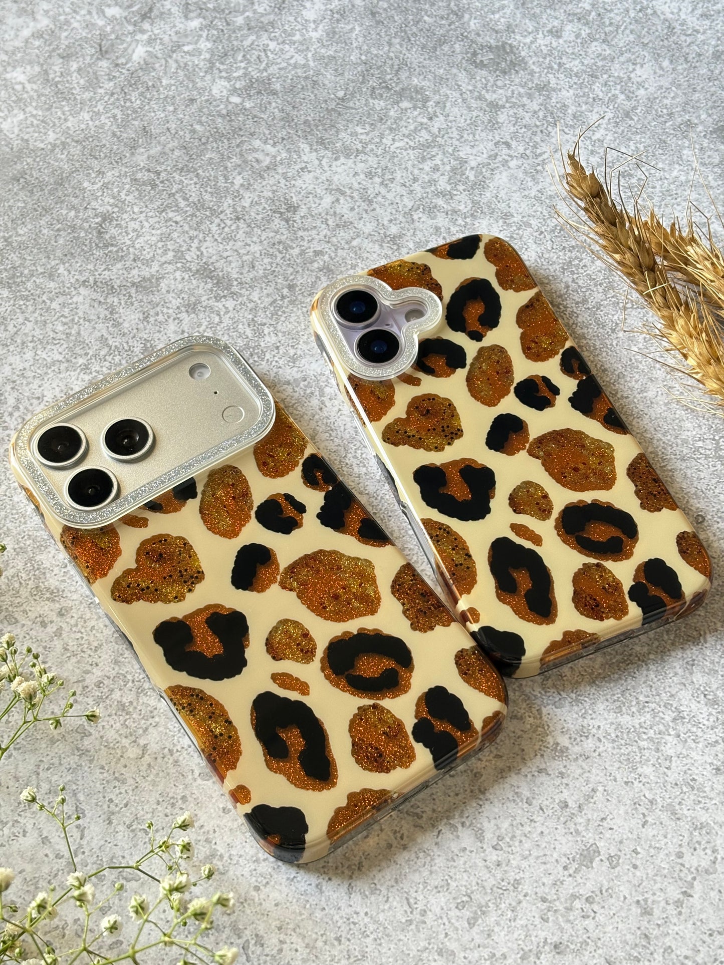 LEOPARD SHIMMER IPHONE CASE