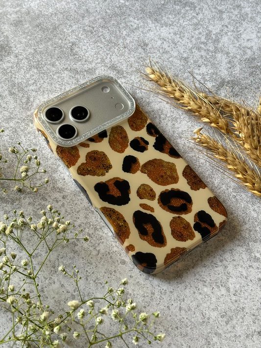 LEOPARD SHIMMER IPHONE CASE