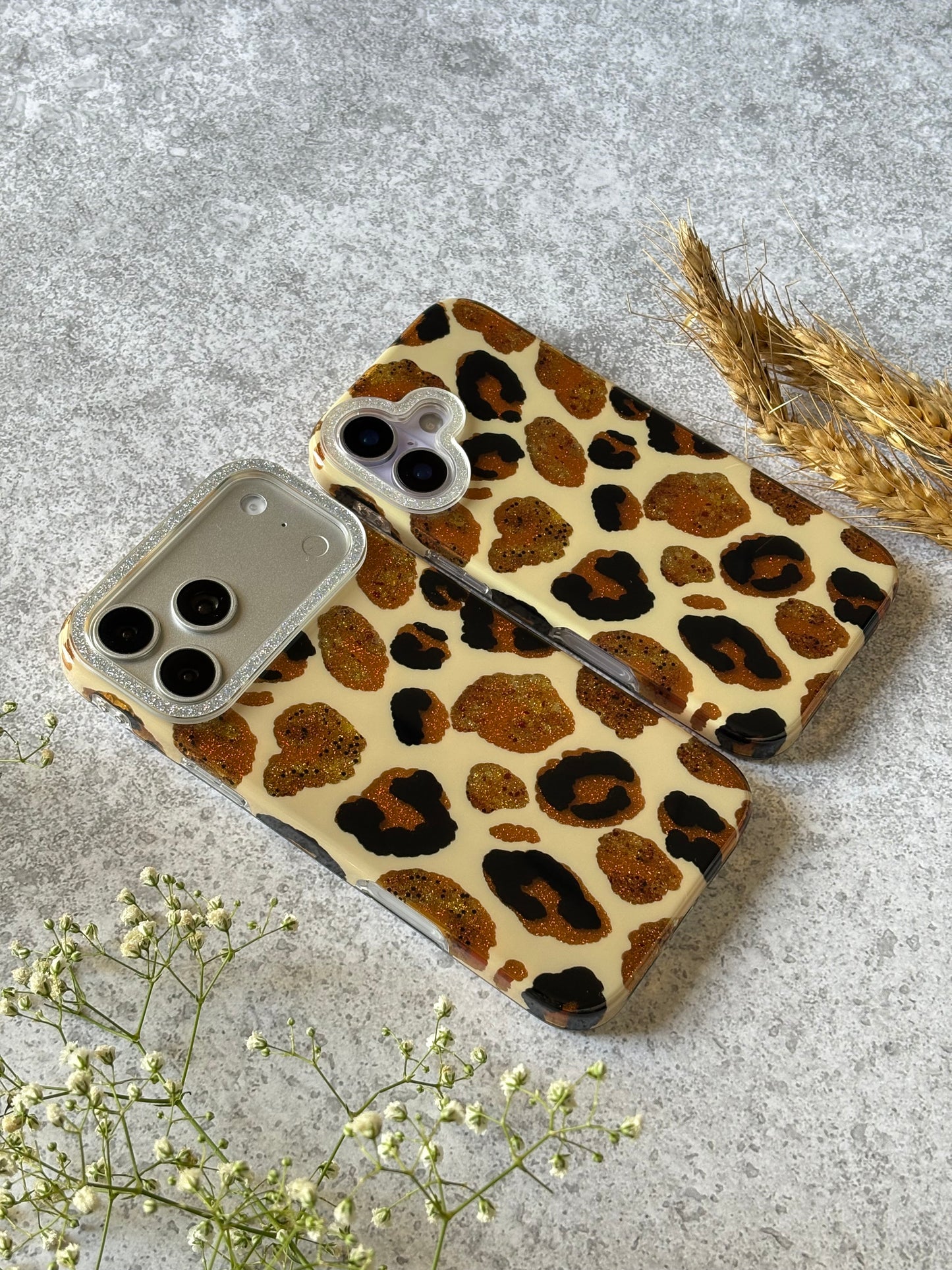 LEOPARD SHIMMER IPHONE CASE