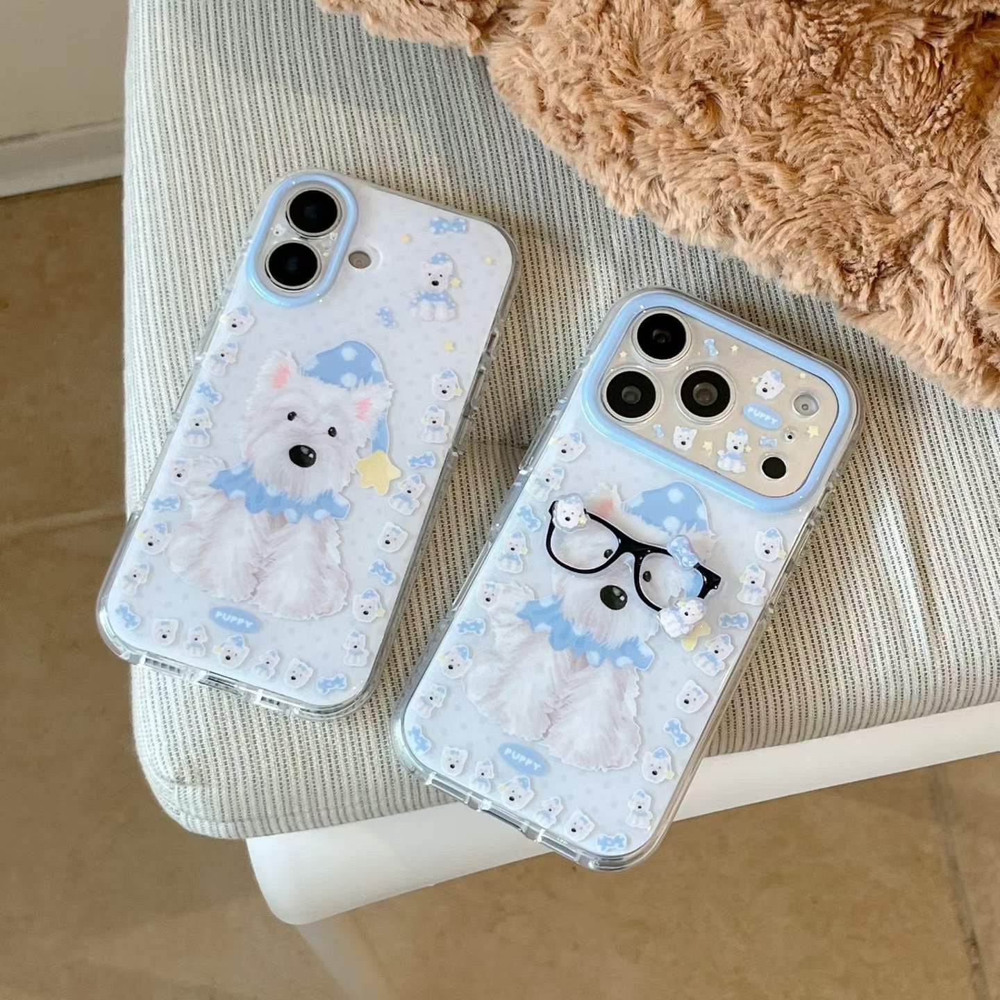 CUTE DOG SPECS IPHONE CASE