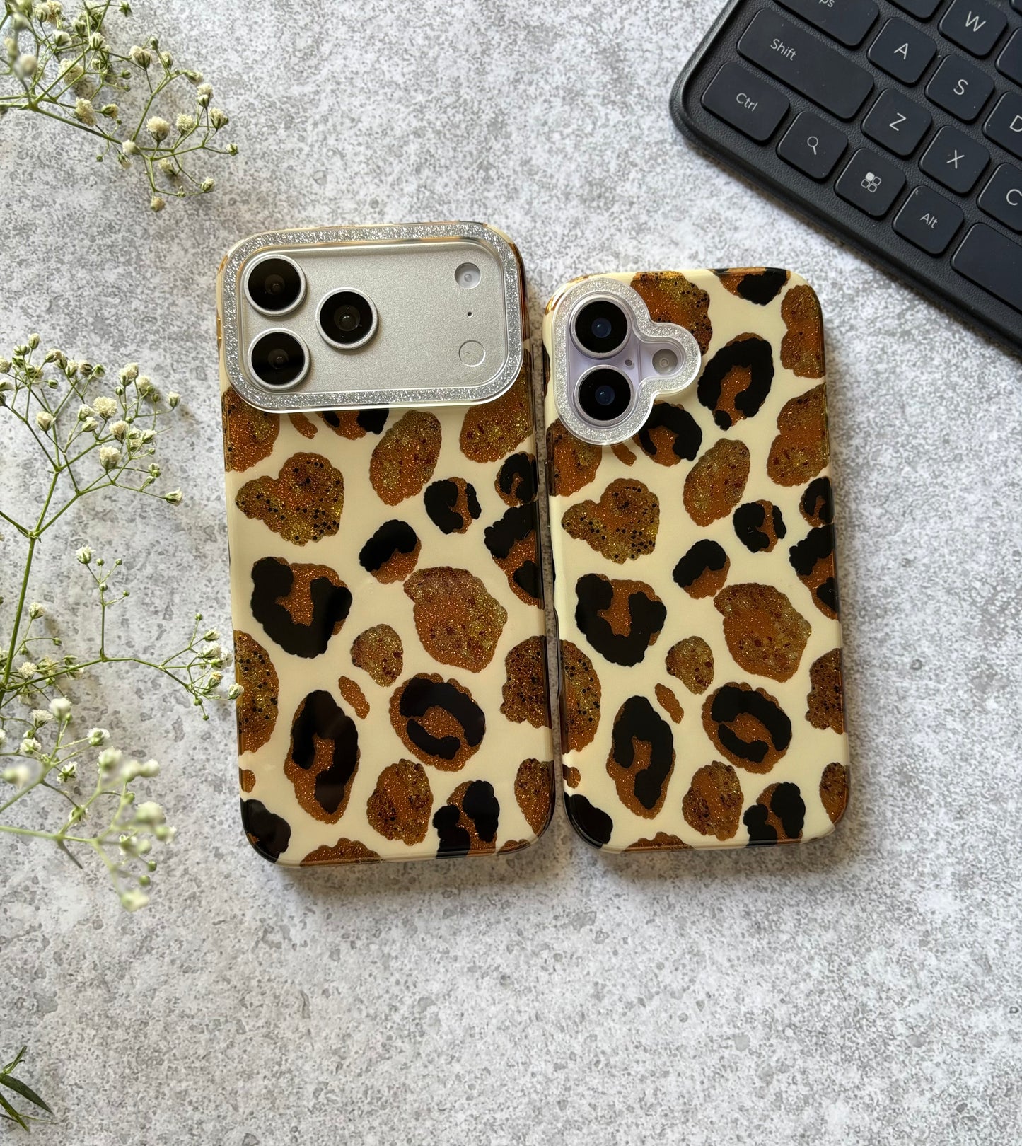 LEOPARD SHIMMER IPHONE CASE