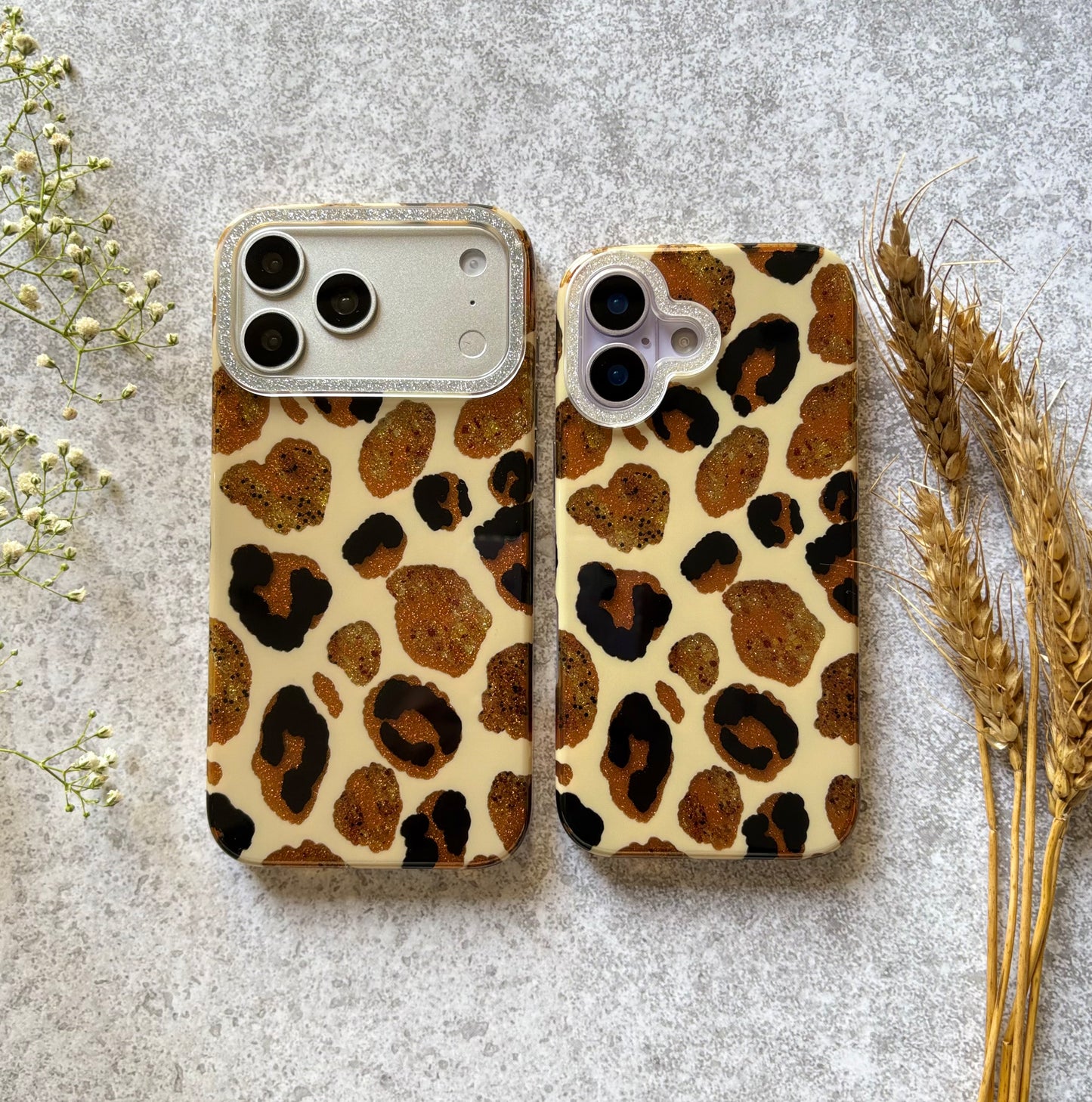 LEOPARD SHIMMER IPHONE CASE