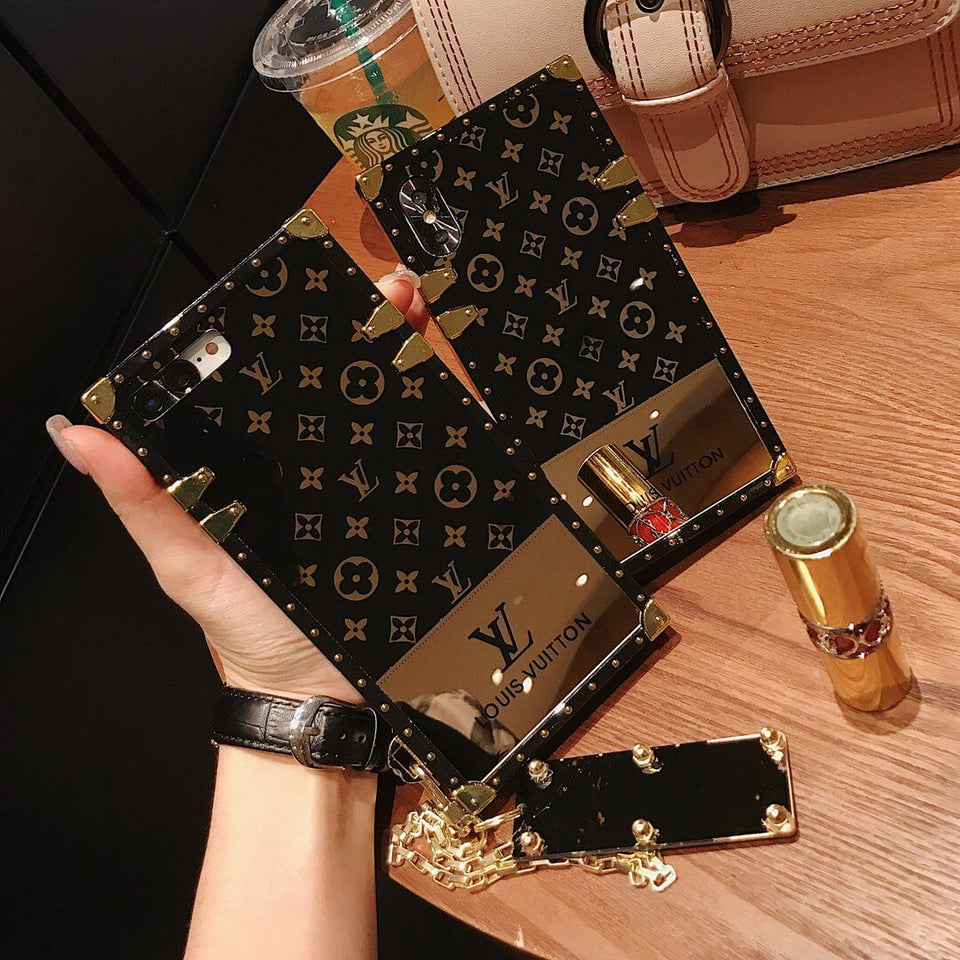 iPhone 15 Luxury Branded Phone case with Chain