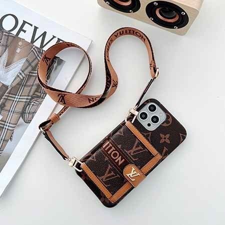 iPhone 16 Plus Brand Luxury Cardholder wallet with Sling Mobile Case Cover