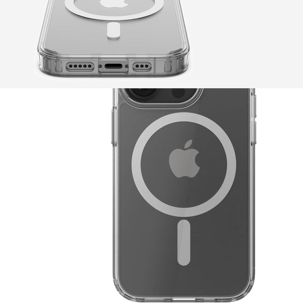 iPhone 15 Clear Transparent Magsafe Mobile Case Cover