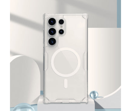 Samsung Galaxy S25 Ultra Non Yellow Magsafe Case (TPU+Poly Carbonate|Crystal Clear) with Camera Protection