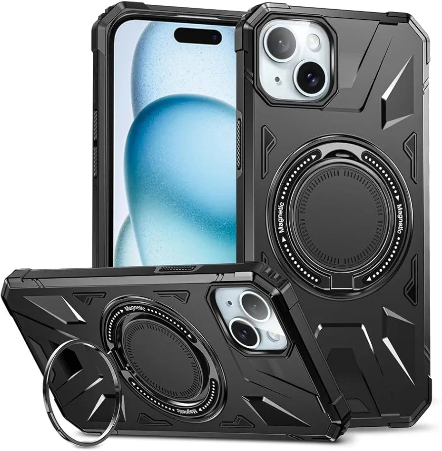 iPhone 14 Pro Max Military Grade Protection With 360° Rotating Stand Mobile Cover