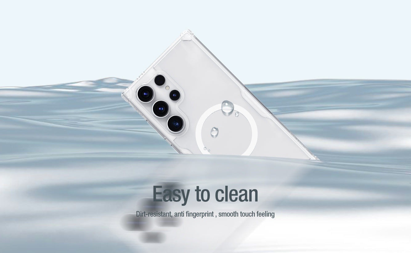 Samsung Galaxy S25 Ultra Non Yellow Magsafe Case (TPU+Poly Carbonate|Crystal Clear) with Camera Protection