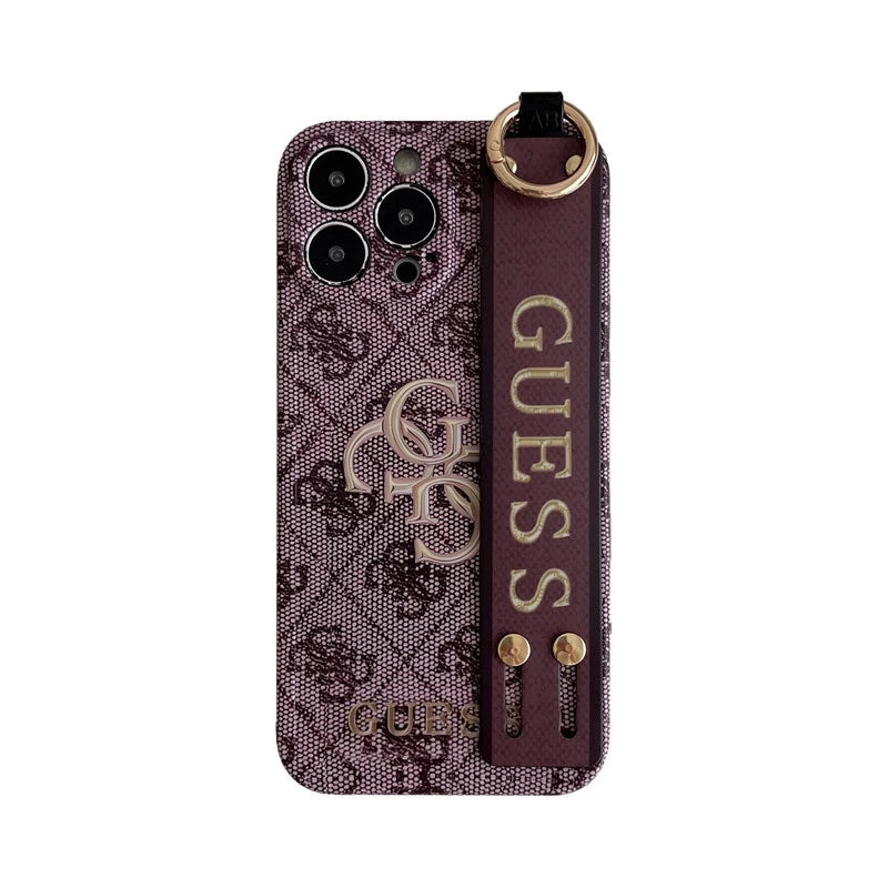 iPhone 15 Luxury Brand GS Belt Mobile Case Cover