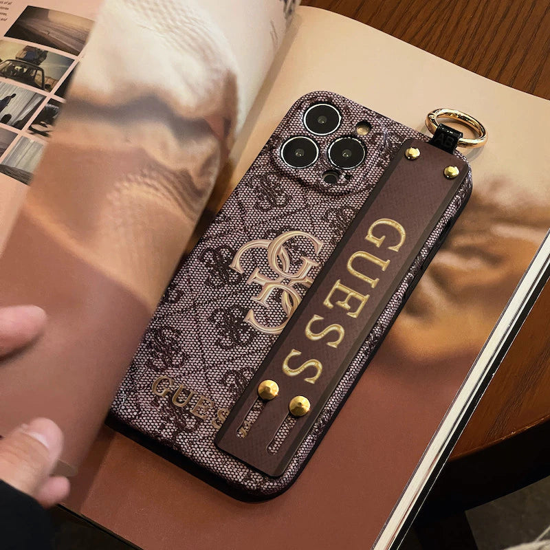 iPhone 15 Luxury Brand GS Belt Mobile Case Cover